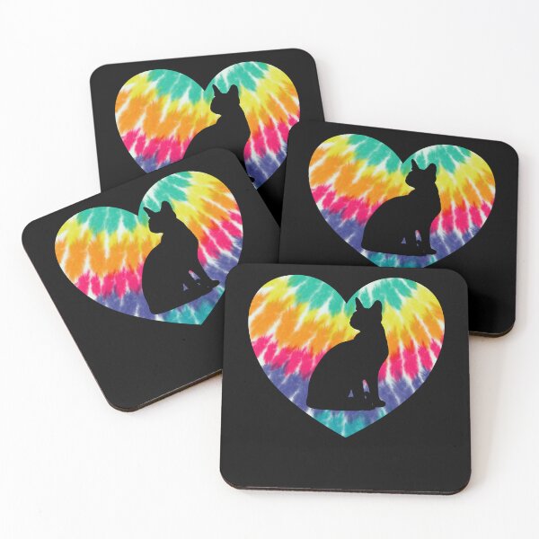 Item preview, Abyssinian Heart With Tie dye Print Abyssinian Cat Mom Dad designed and sold by JokeGysen.