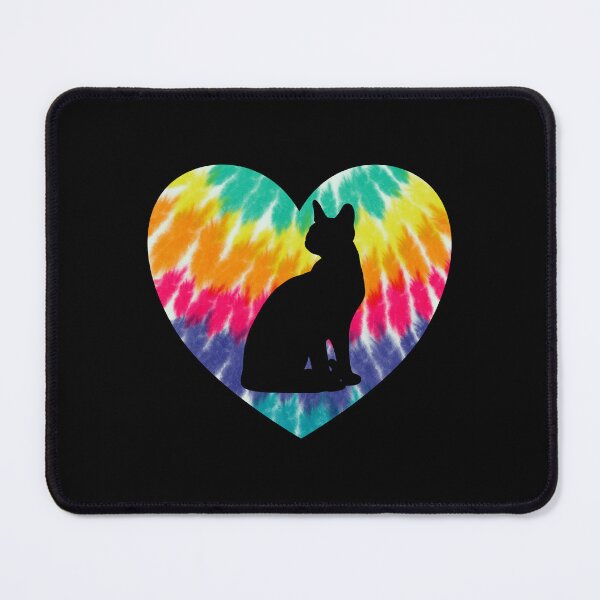 Item preview, Abyssinian Heart With Tie dye Print Abyssinian Cat Mom Dad designed and sold by JokeGysen.