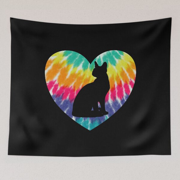 Item preview, Abyssinian Heart With Tie dye Print Abyssinian Cat Mom Dad designed and sold by JokeGysen.