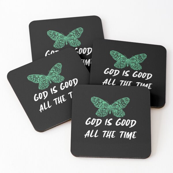 Item preview, God is good all the time. Christian quote, motivational words about god and jesus christ designed and sold by IsisOsiris.