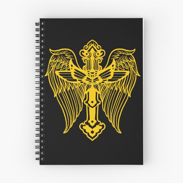 Item preview, Gold cross with angel wings designed and sold by Disturbed-Mind.