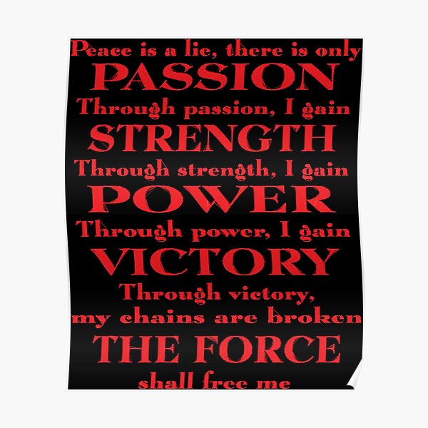 Sith Code Posters Redbubble