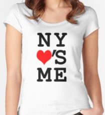 New York Loves Me Women's Fitted Scoop T-Shirt