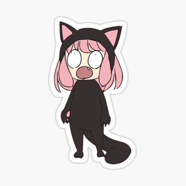 Anya Smug [colour variant]  Sticker for Sale by Ionfoxg