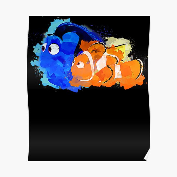 "Finding Nemo Dory and Marlin" Poster for Sale by Cheyennrden Redbubble