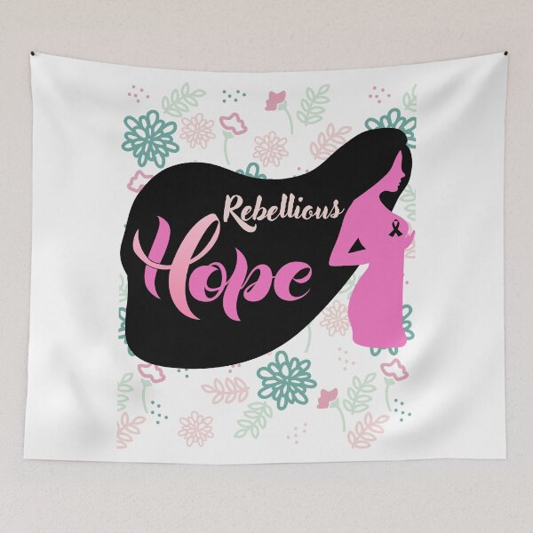 Item preview, Bowel Babe Rebellious Hope Woman Floral designed and sold by Potobuk.