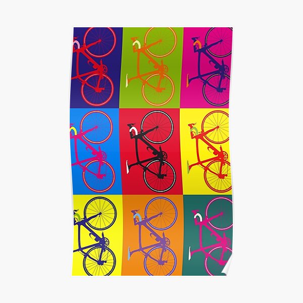 "Bike Andy Warhol Pop Art" Poster for Sale by nithinkasd Redbubble