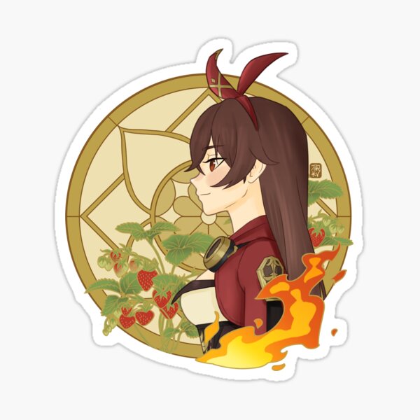 Amber Genshin Impact Sticker For Sale By Morkerav Redbubble