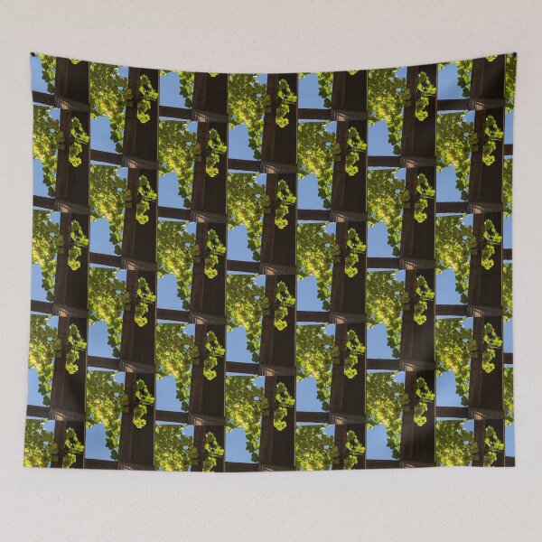 Item preview, Overhead Grape Harvest - Summertime Dreaming of Fine Wines - a Vertical View designed and sold by Georgia Mizuleva.