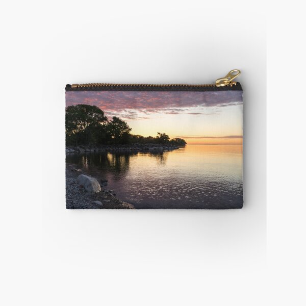 Item preview, Colourful Cove - Awaiting Sunrise on a Beach on Lake Ontario in Toronto designed and sold by Georgia Mizuleva.