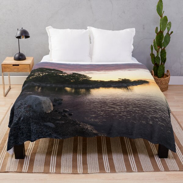 Item preview, Colourful Cove - Awaiting Sunrise on a Beach on Lake Ontario in Toronto designed and sold by Georgia Mizuleva.