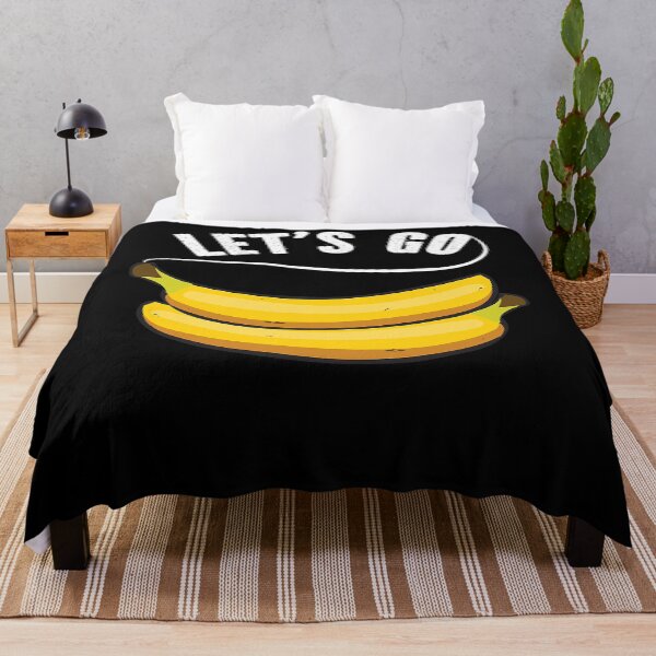 Item preview, Let's Go Bananas, Funny Fruit Banana Quote Slogan designed and sold by nedrae.