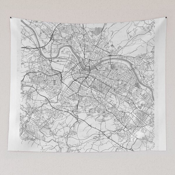 Item preview, Dresden Map Line designed and sold by HubertRoguski.