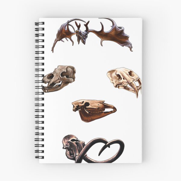 Item preview, Ice Age Animal Skulls designed and sold by Lylacalister.