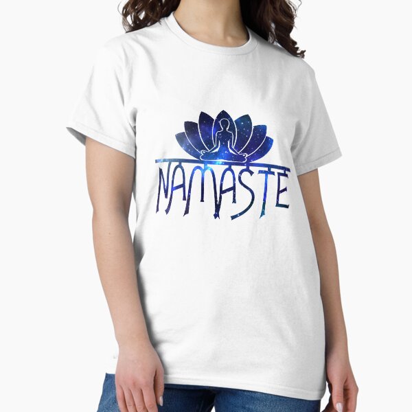 Item preview, Galaxy Namaste Yoga Lotus Flower designed and sold by EthosWear.