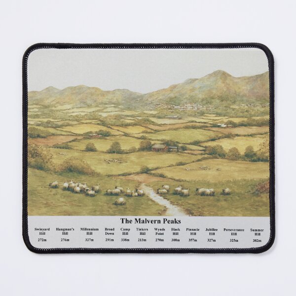 Item preview, The Malvern Peaks . Annotated with heights and names designed and sold by Christopher Hughes.