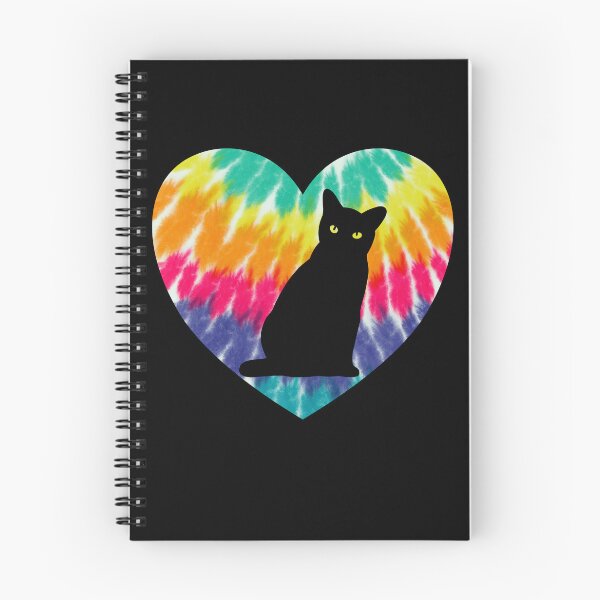 Item preview, Bombay Cat Heart With Tie dye Print For Black Cats Mom Dad designed and sold by JokeGysen.
