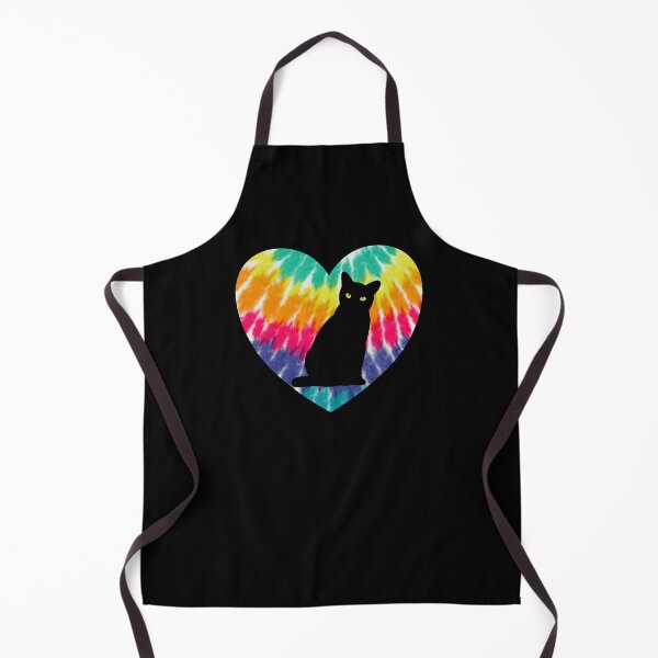 Item preview, Bombay Cat Heart With Tie dye Print For Black Cats Mom Dad designed and sold by JokeGysen.