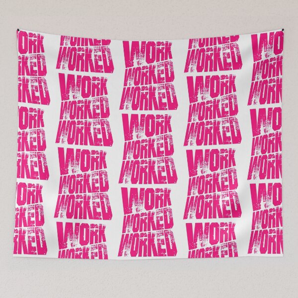 Item preview, Work, Work hard, (ฺฺWP) wording designed and sold by Vaccine159.