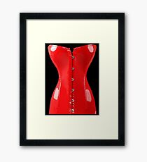 Corset Framed Print