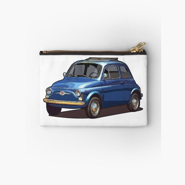Item preview, Illustrated italian ICON Fiat 500 blue (Italian compact car)  designed and sold by SketchNinja.