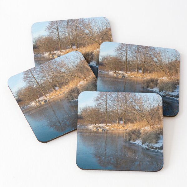 Item preview, Reflecting in Threes - Three Trees by the Lake designed and sold by Georgia Mizuleva.
