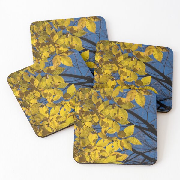 Item preview, Sapphire and Gold - Blue Sky, Golden Leaves & Bright Sunlight designed and sold by Georgia Mizuleva.