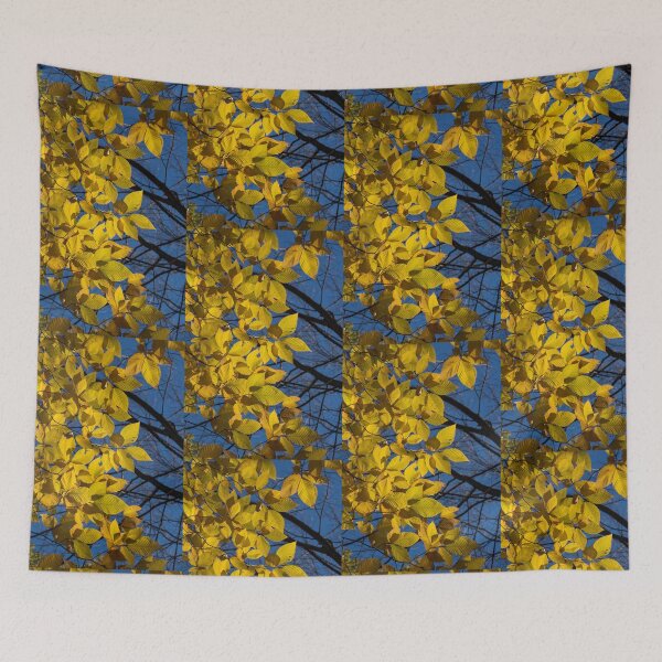 Item preview, Sapphire and Gold - Blue Sky, Golden Leaves & Bright Sunlight designed and sold by Georgia Mizuleva.