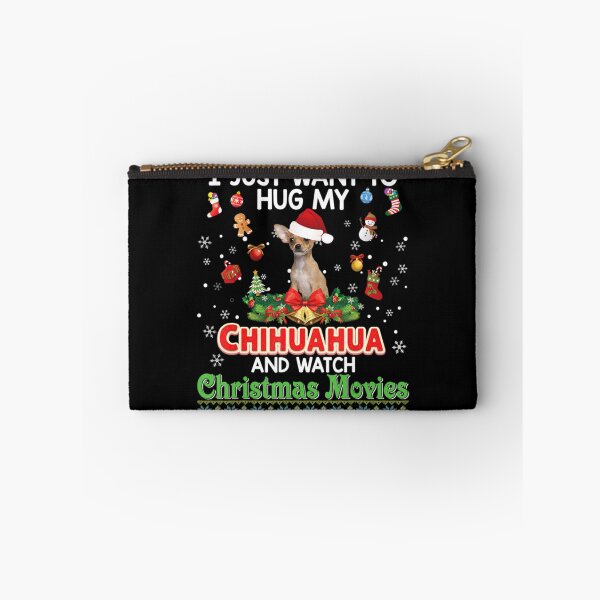 Item preview, I Just Want To Hug My Chihuahua Dog And Watch Lightweight Sweatshirt designed and sold by saurelmosert.