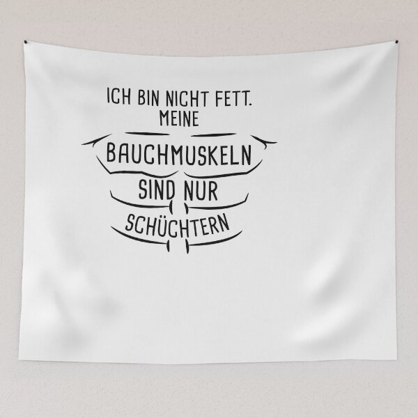 Item preview, Not fat, just shy abs designed and sold by OVMEngemann.