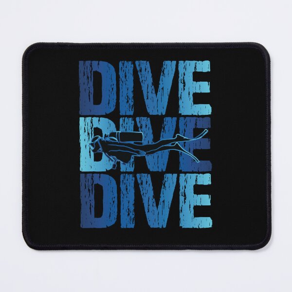 Item preview, Dive Dive Dive - Underwater Scuba Diver - Diving Lover designed and sold by TheInkElephant.