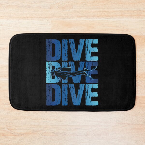 Item preview, Dive Dive Dive - Underwater Scuba Diver - Diving Lover designed and sold by TheInkElephant.
