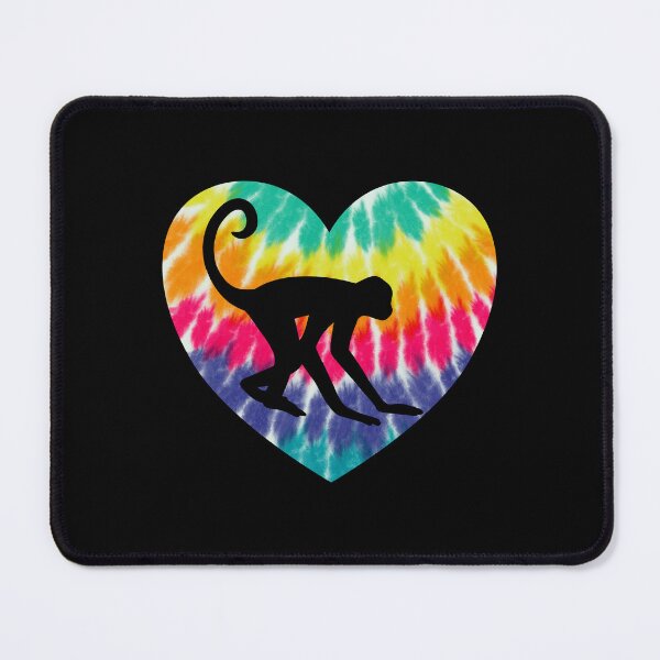 Item preview, Spider Monkey Heart With Tie dye Print For Monkey Lover designed and sold by JokeGysen.