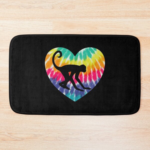 Item preview, Spider Monkey Heart With Tie dye Print For Monkey Lover designed and sold by JokeGysen.