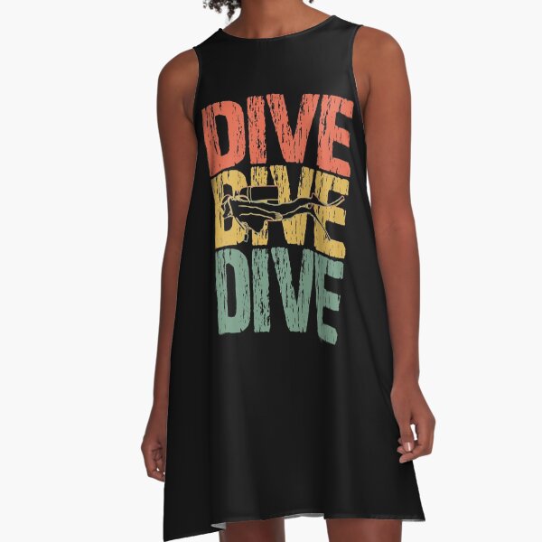Item preview, Dive Dive Dive - Underwater Scuba Diver - Diving Lover designed and sold by TheInkElephant.