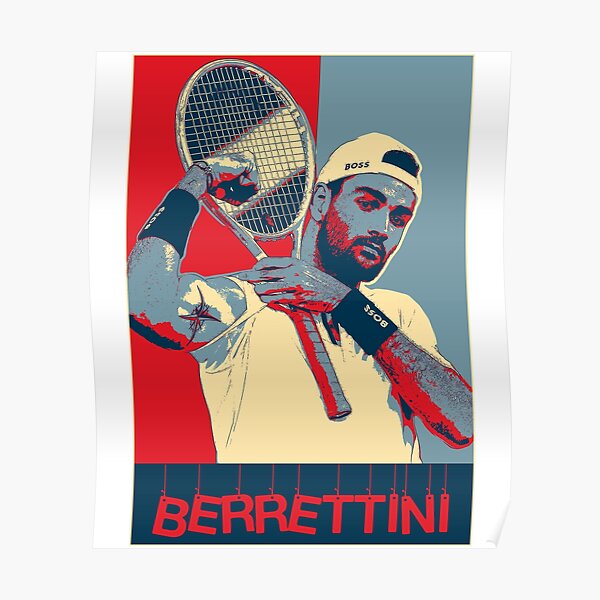&ldquo;Matteo Berrettini&rdquo; Poster for Sale by Lacytimms | Redbubble
