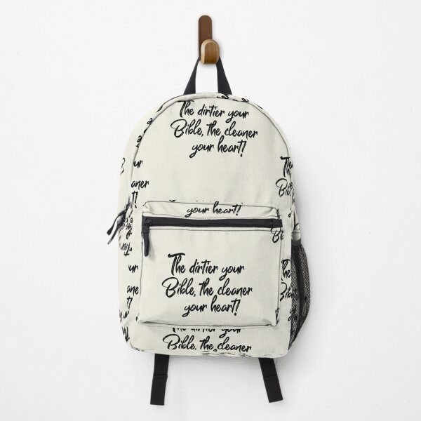 Item preview, The dirtier your Bible, the cleaner your heart. Christian quote, motivational words about god and jesus christ designed and sold by IsisOsiris.