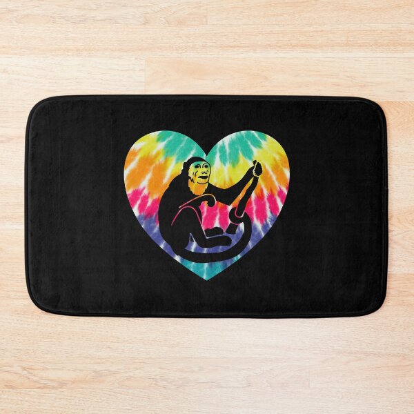 Item preview, Capuchin Monkey Heart With Tie dye Print For Monkey Lover designed and sold by JokeGysen.