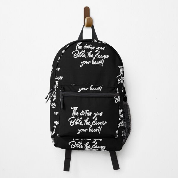 Item preview, The dirtier your Bible, the cleaner your heart. Christian quote, motivational words about god and jesus christ designed and sold by IsisOsiris.