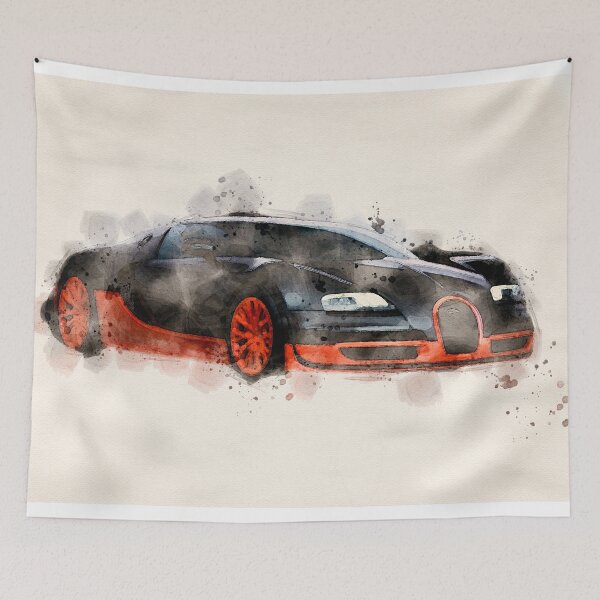 Item preview, Watercolor Fashion Sports Car designed and sold by paulrommer.