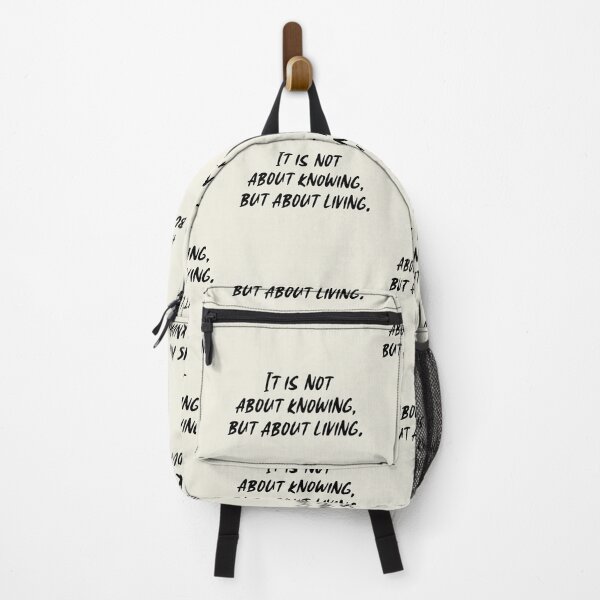 Item preview, It is not about knowing, but about living. Christian quote, motivational words about god and jesus christ designed and sold by IsisOsiris.