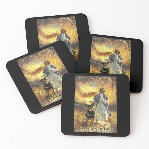 Item preview, Rottweiler and Jesus welcome home - for Rottweiler lover  designed and sold by toniobnd51.