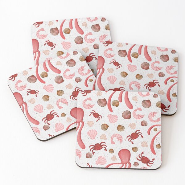 Item preview, Octopus red pattern designed and sold by alisonsadler.