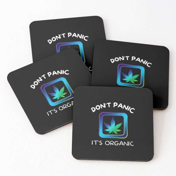 Item preview, Don't Panic It's Organic, Marijuana, Cannabis, Bong, thc, Ganja, Weed, Funny Smoker  designed and sold by BestDesignbySof.