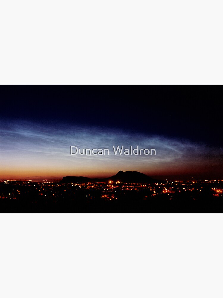 Noctilucent cloud over Arthur's Seat by DuncanW