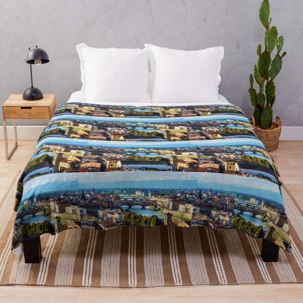 Item preview, Impressions Of Florence - Arno River And The Bridges From Above designed and sold by Georgia Mizuleva.