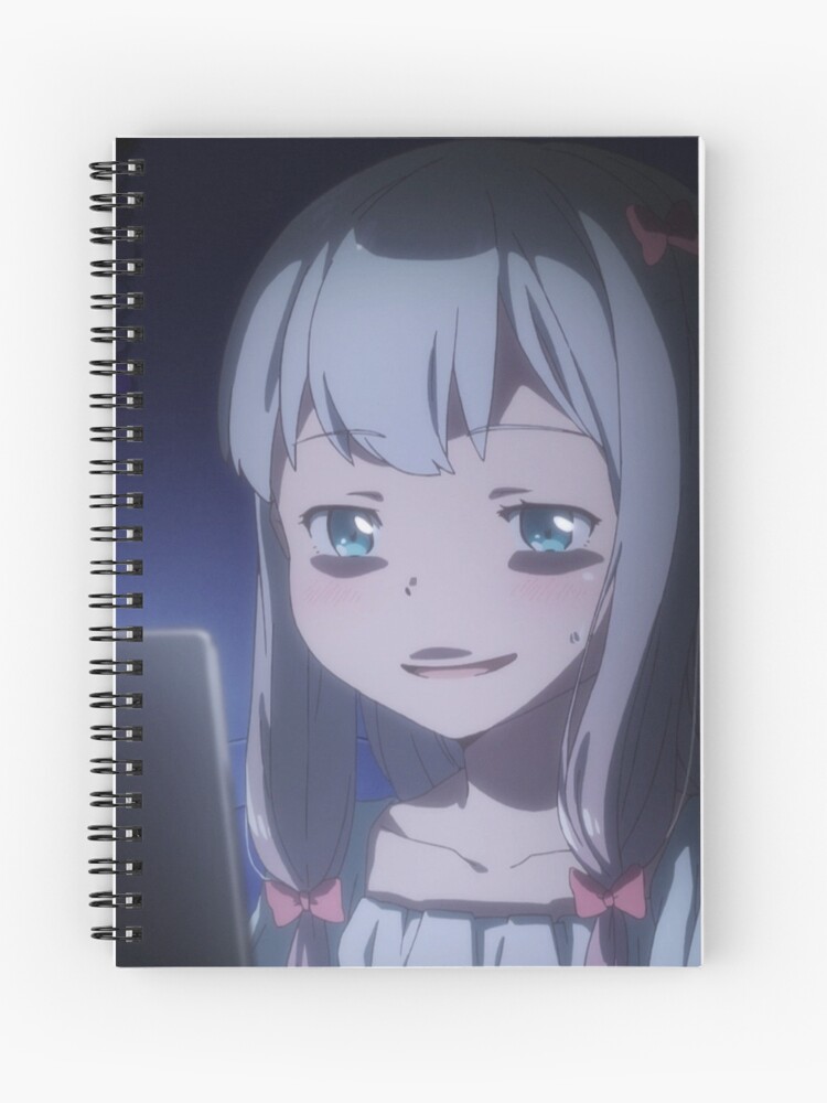 Ero Manga Sensei Lewd Sagiri Spiral Notebook By Yoshi278 Redbubble