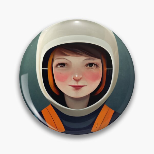 Item preview, Female Astronaut Portrait Vector designed and sold by Jim Clyde Monge.
