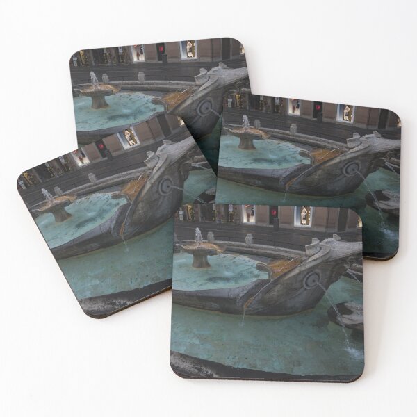 Item preview, Rome's Fabulous Fountains - Fontana della Barcaccia, Spanish Steps  designed and sold by Georgia Mizuleva.