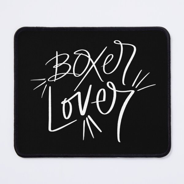 Item preview, BOXER LOVER WHITE designed and sold by GIVENGRACE.ART.